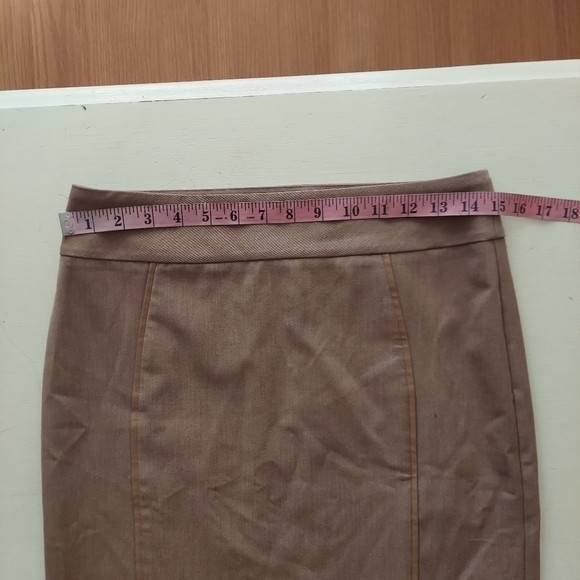 Rekucci Collection Tan Pencil Skirt Stretch Size 6 - Picture 5 of 7